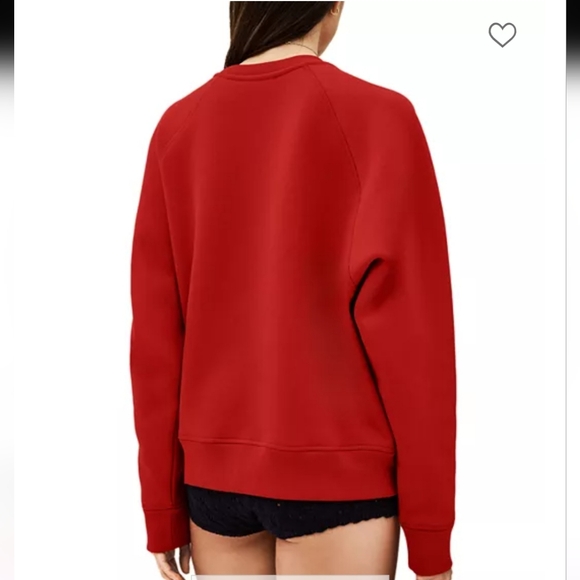 Suzie Kondi X BA&SH Hamptons Red Sweatshirt Size S - Picture 2 of 7